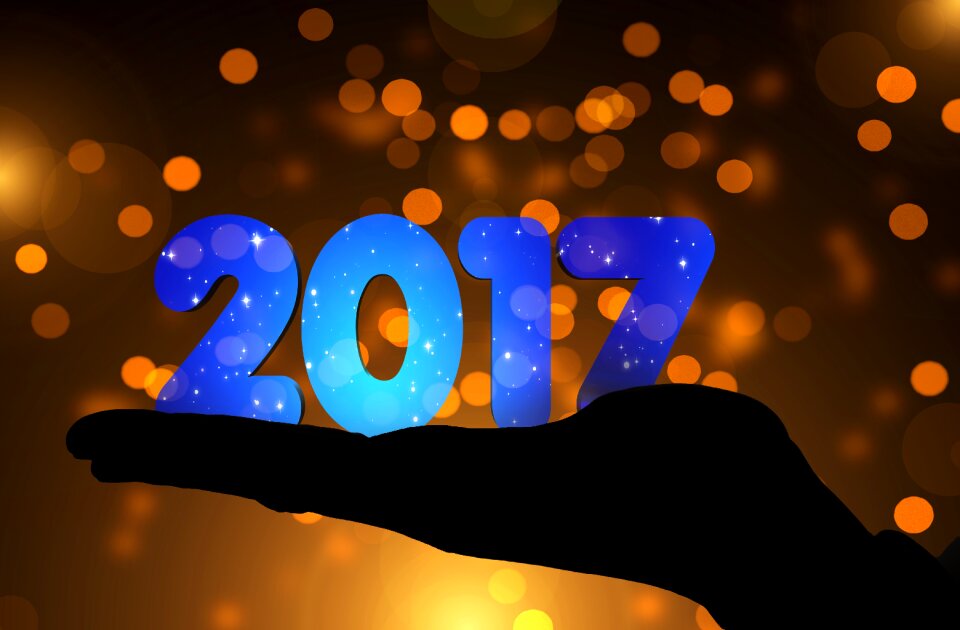 New year presentation present