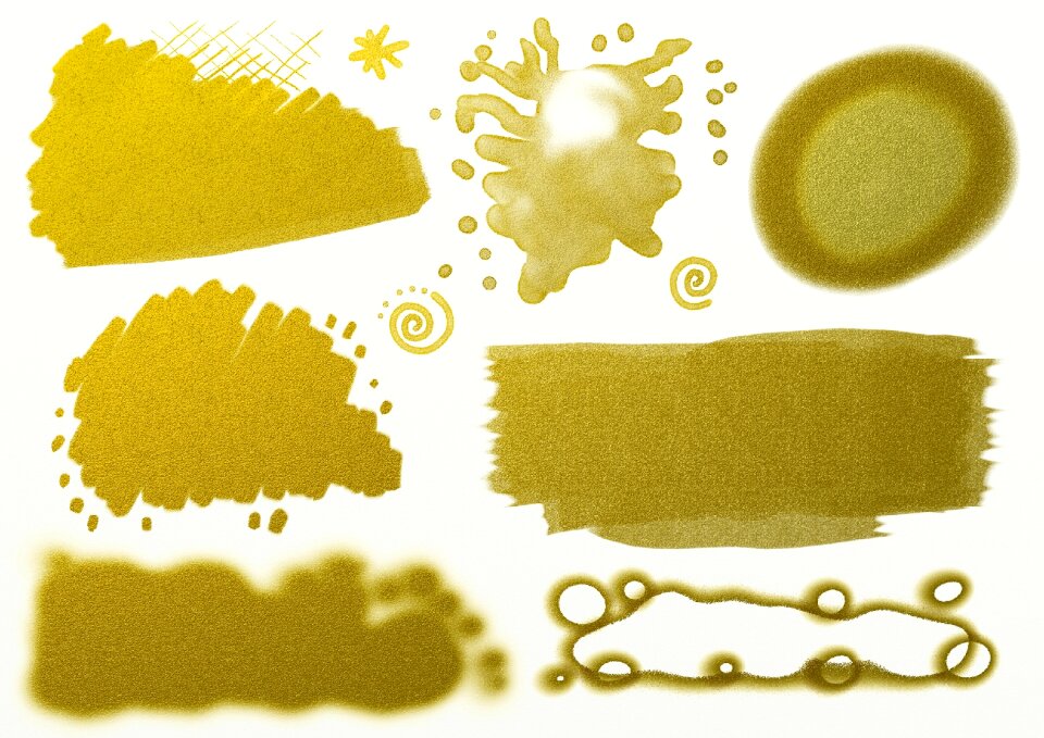 Shapes metallic decorative