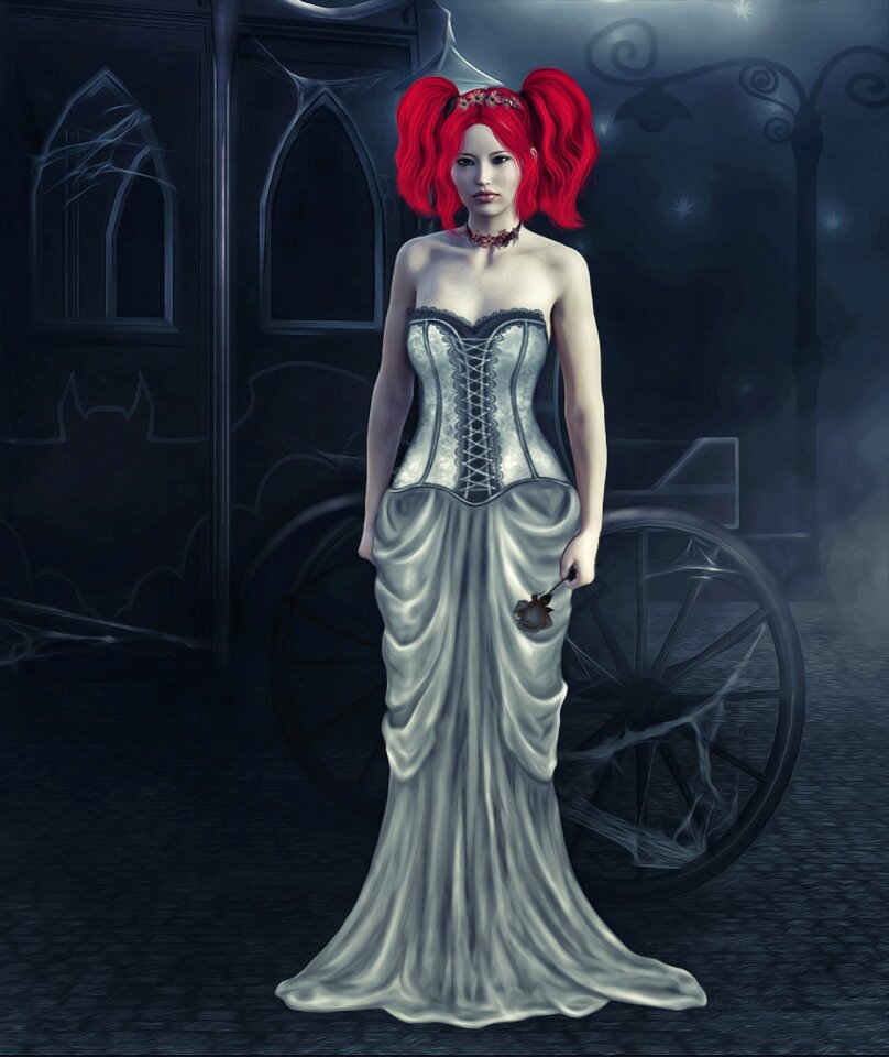 Gothic fantasy halloween