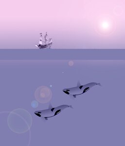 Sea marine blue