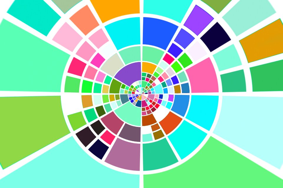 Pattern movement colorful