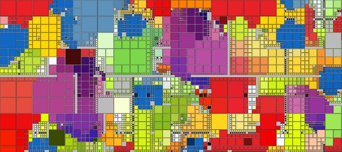 Rectangle square color