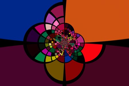 Pattern movement colorful
