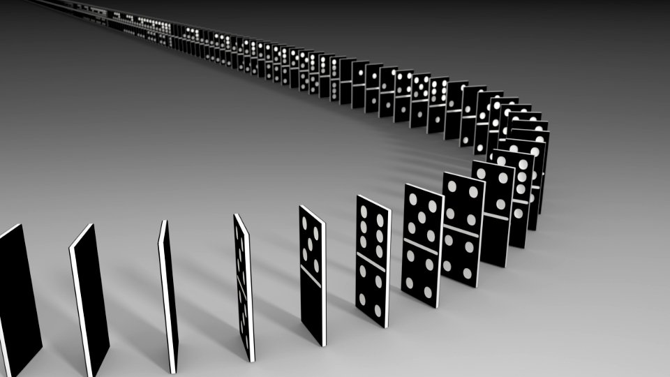 Series domino effect gesellschaftsspiel