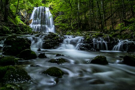 Nature landscape waterfalls
