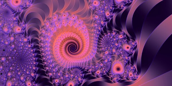 Colorful abstract infinity