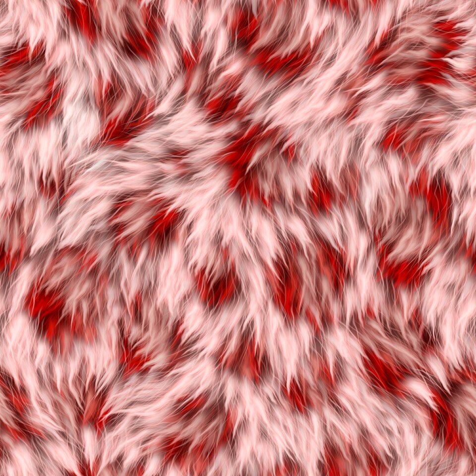 Material pattern fur