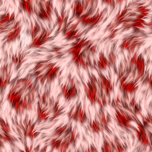 Material pattern fur