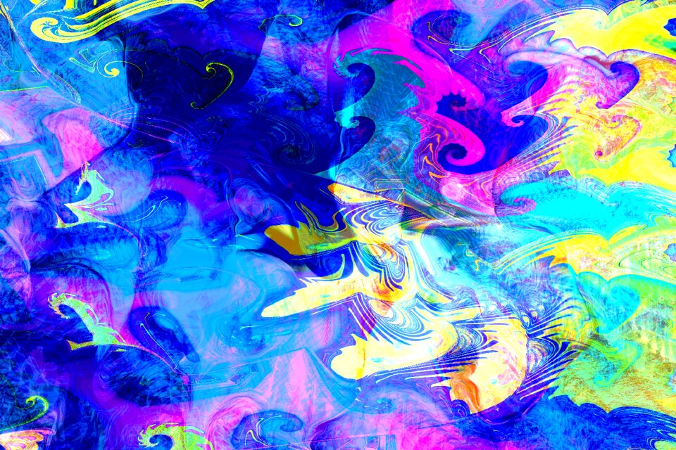 Watercolor vintage colorful