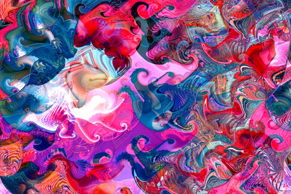 Watercolor vintage colorful