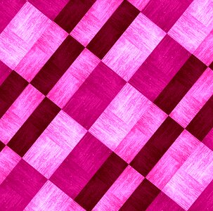 Geometric wood pink