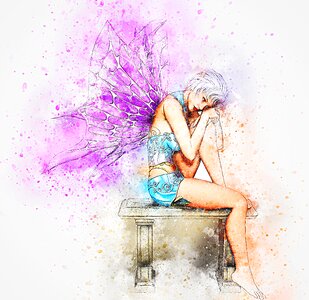 Art abstract watercolor