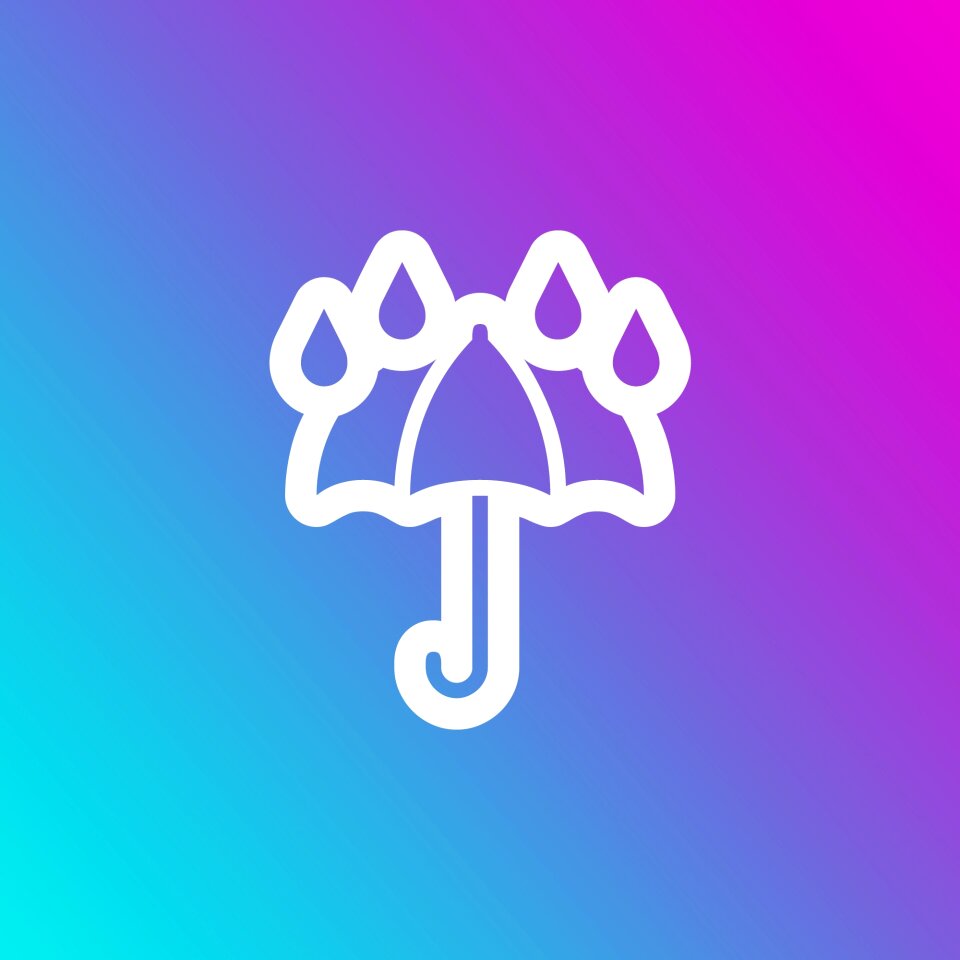 Gradient rainy Free illustrations