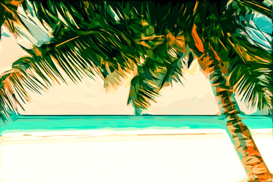 Summer tourism sand