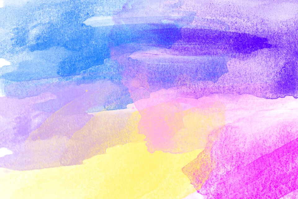 Watercolor vintage colorful