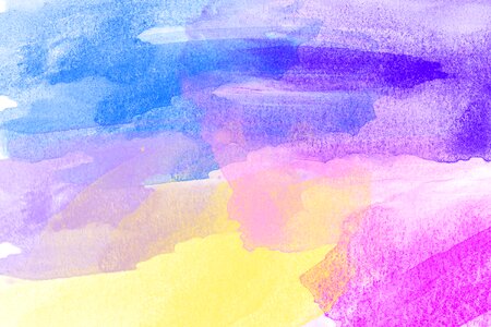 Watercolor vintage colorful