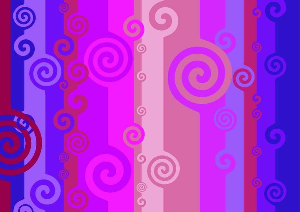 Abstract spirals pattern