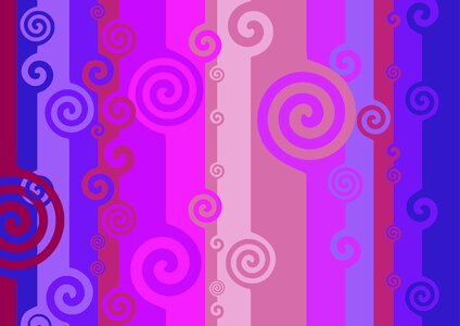 Abstract spirals pattern