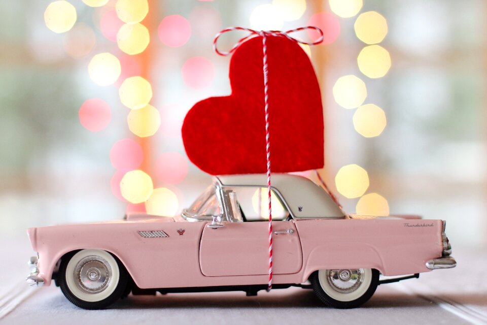 Heart thunderbird vintage