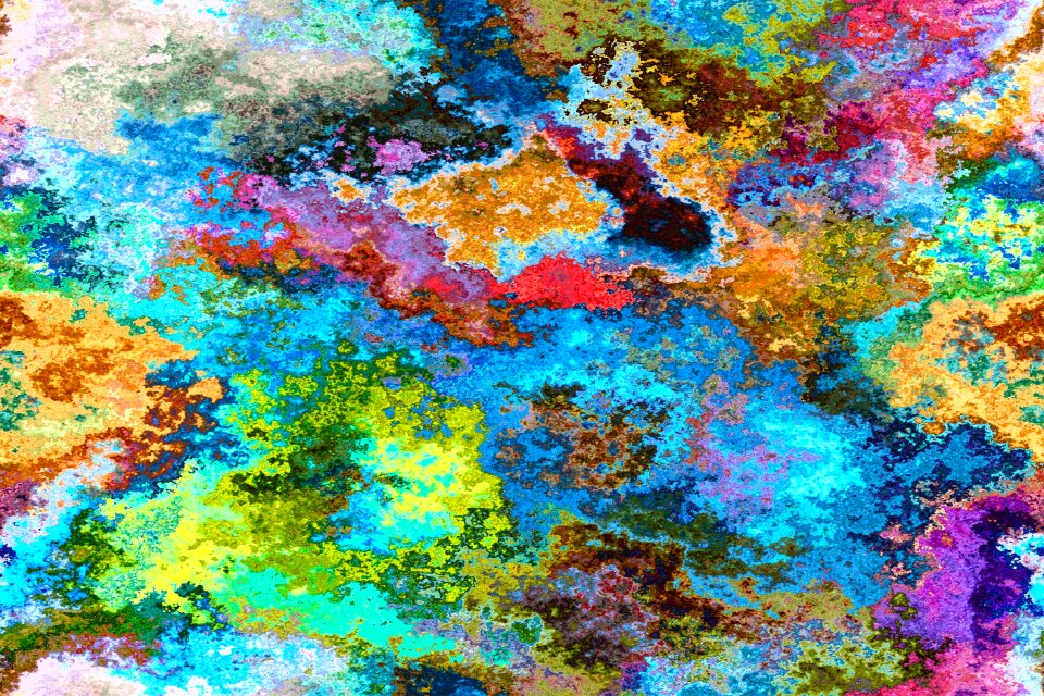 Watercolor vintage colorful