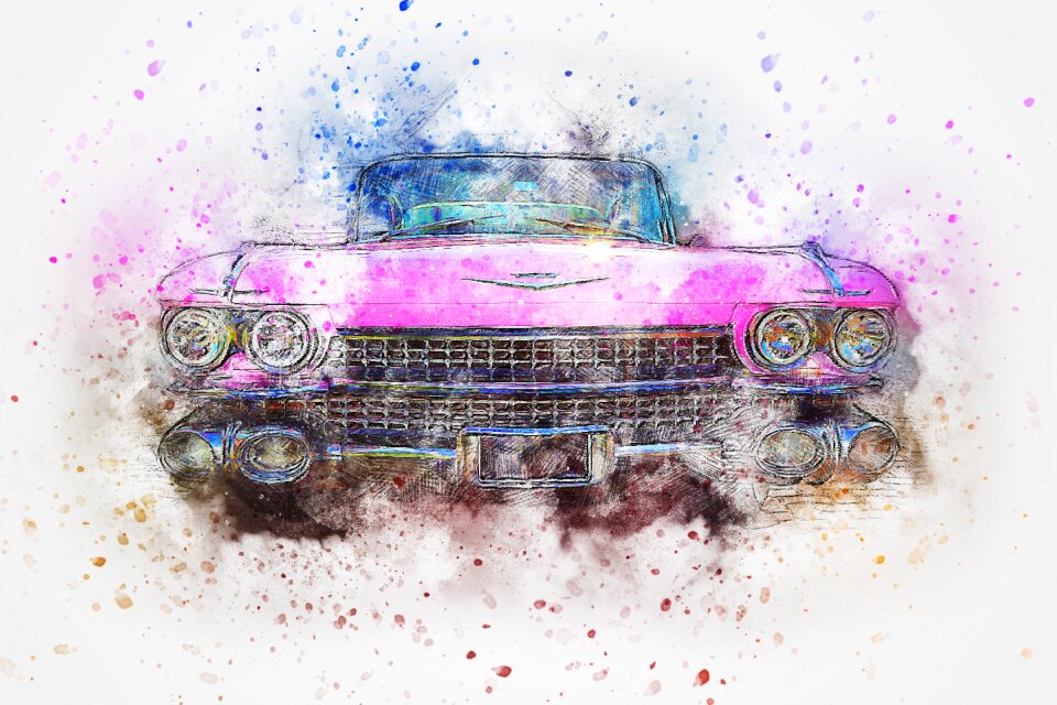 Art abstract watercolor