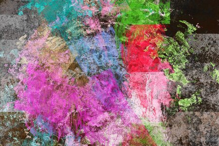 Watercolor vintage colorful