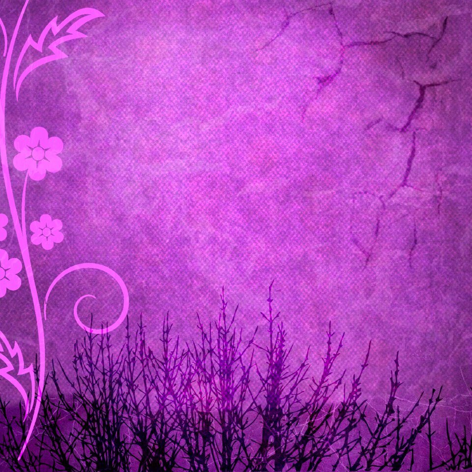 Texture scrapbook bush