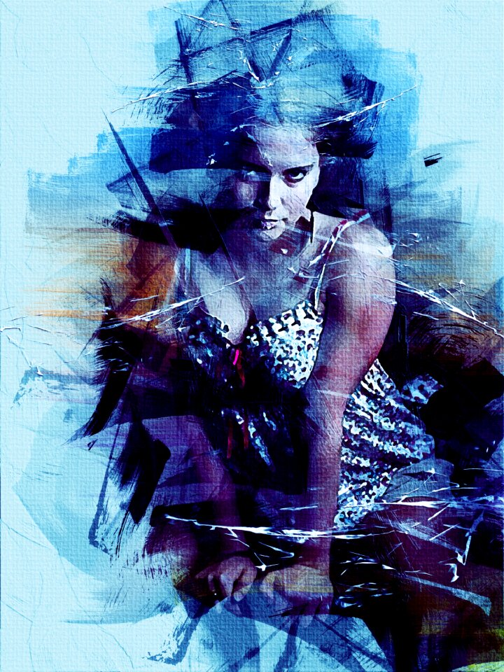 Abstract watercolor vintage