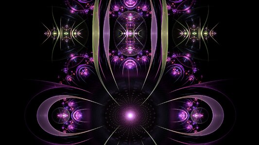 Violet glass pattern