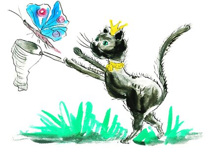 Butterfly catch mieze