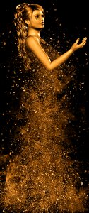Evening dress fashion female