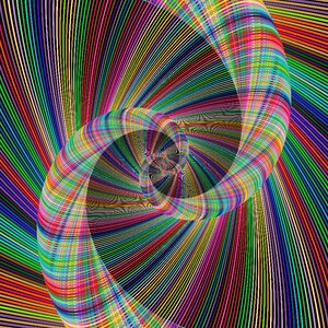 Fractal hypnotic generated background