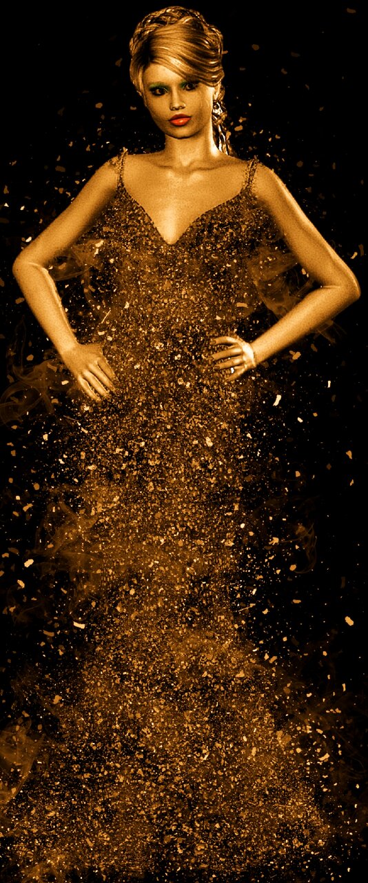 Evening dress fashion female