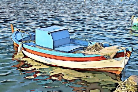 Sea lake blue