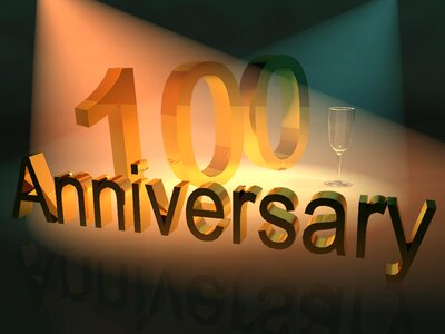 Business anniversary 100 Free illustrations