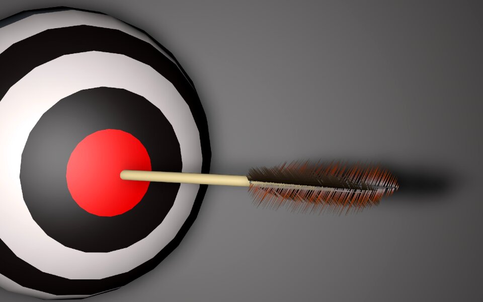 Middle arrow delivering