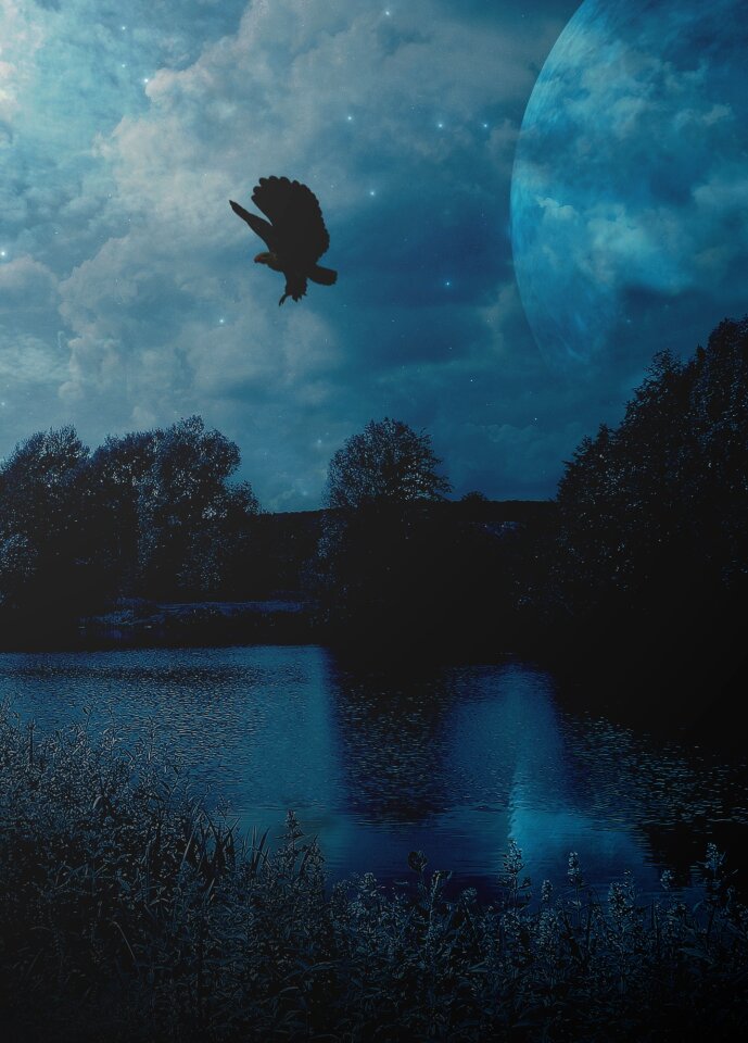 Mystical fairy tales sky