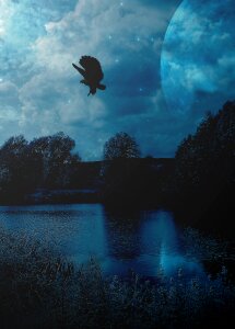 Mystical fairy tales sky