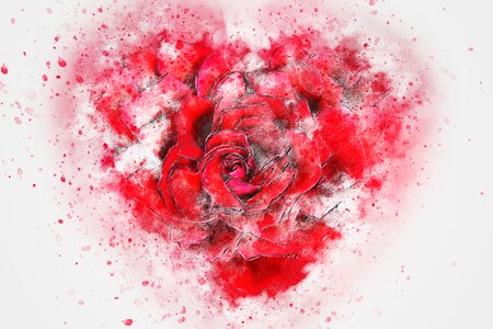 Art abstract watercolor