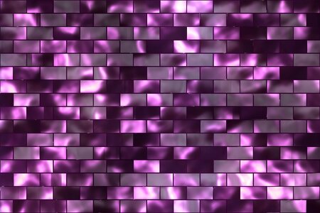 Glow abstract art