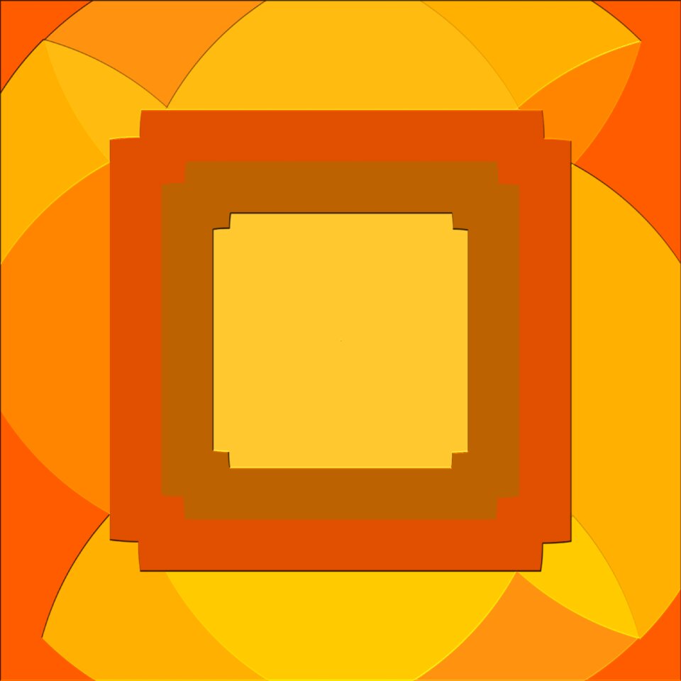 Shapes frame square