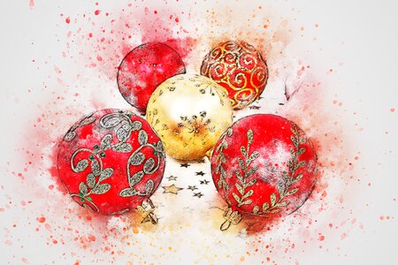 Abstract watercolor vintage