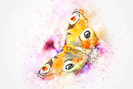 Art abstract watercolor