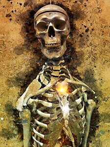 Skull bones death design