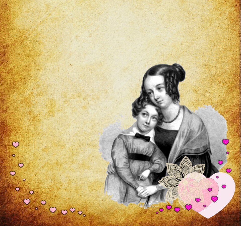 Vintage background collage