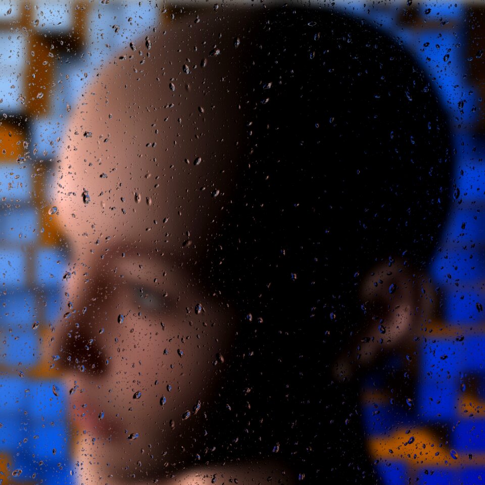 Rain young woman Free illustrations