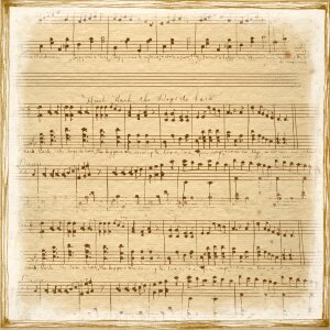 Notes sheet music background