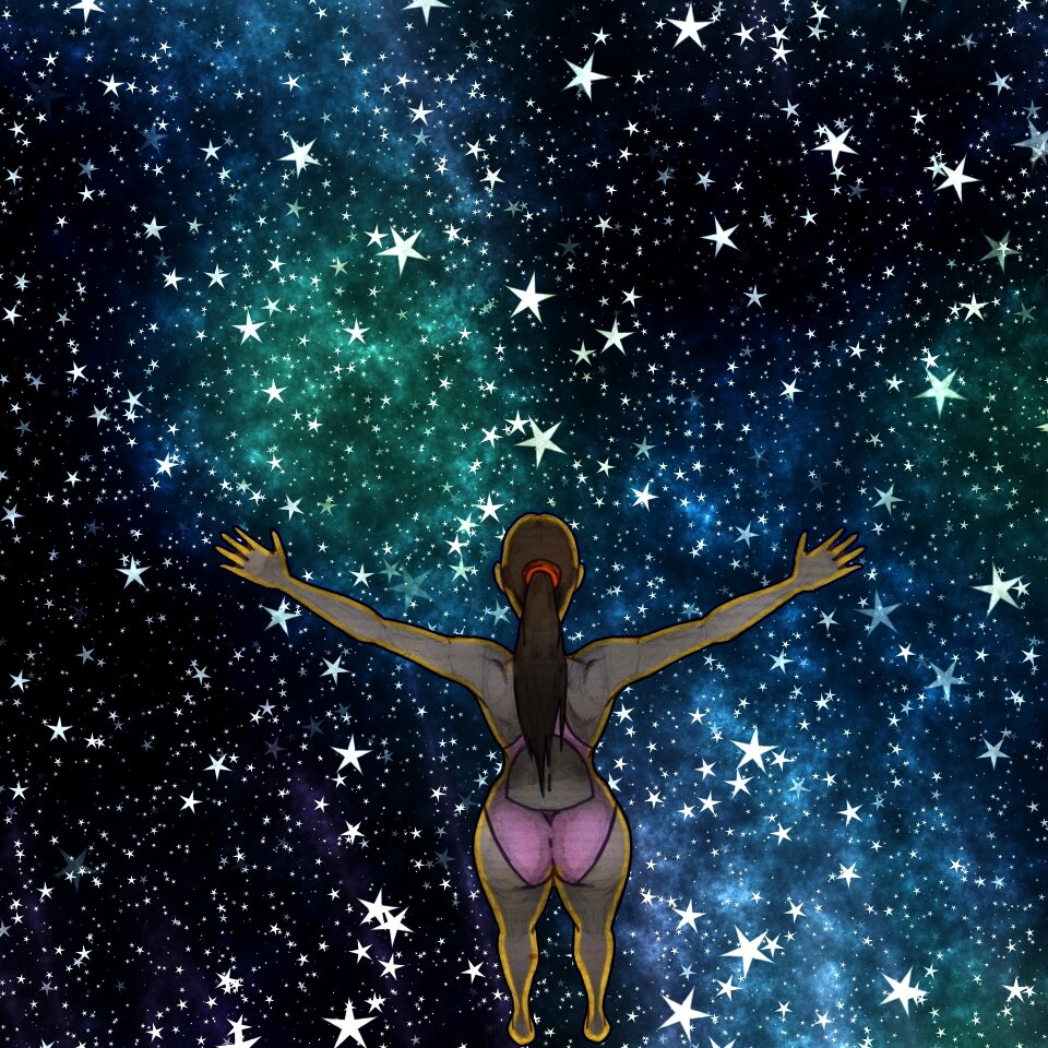 Sky space galaxy