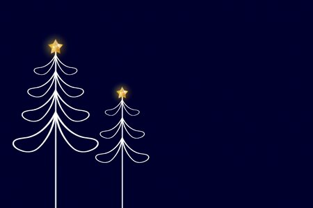 Blue background merry christmas