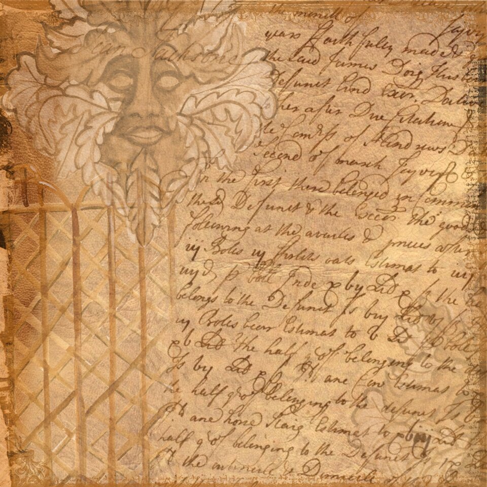 Brown grunge scrapbook